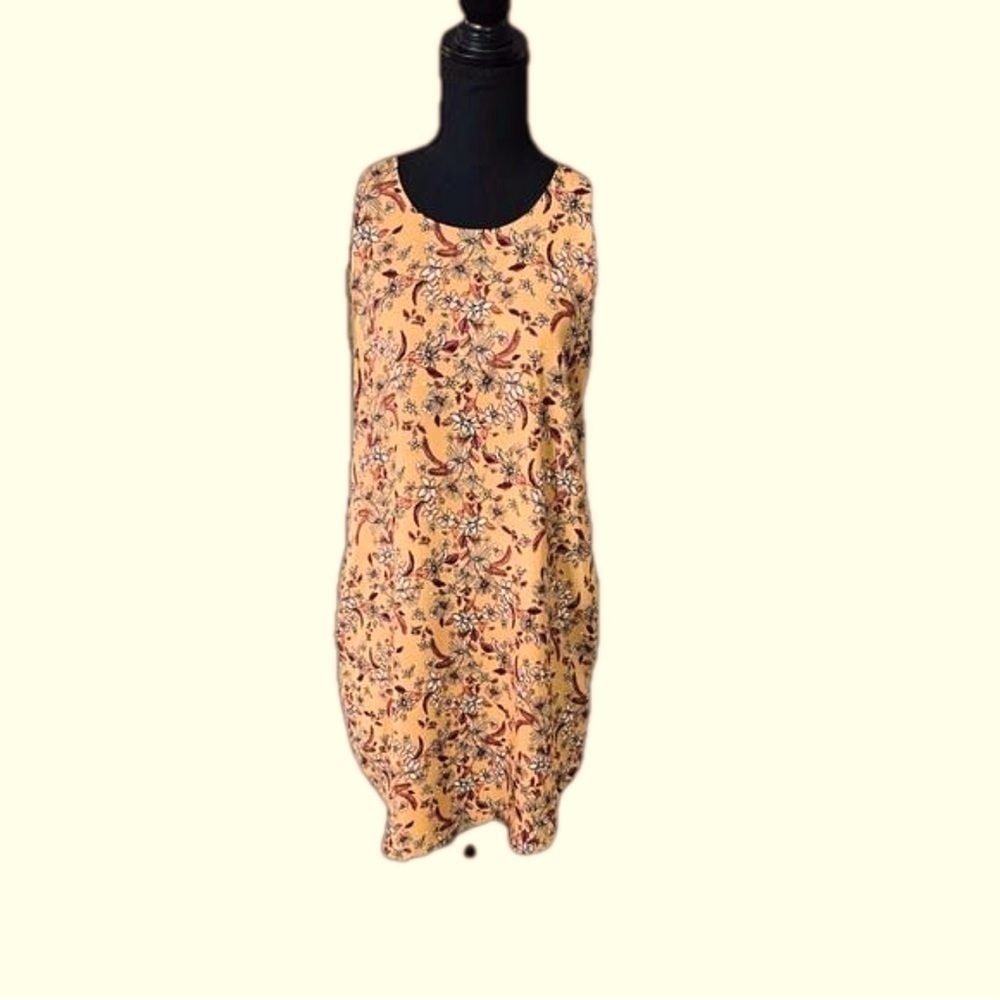 Pink Republic Floral Sleeveless Shift Dress Size XL NWOT